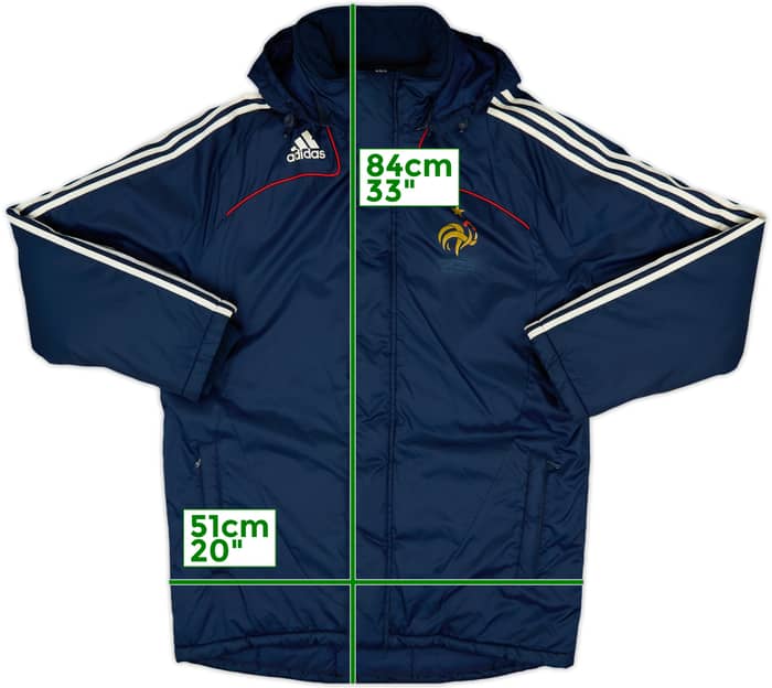 2007-08 France adidas Padded Bench Coat - 6/10 - (M/L)