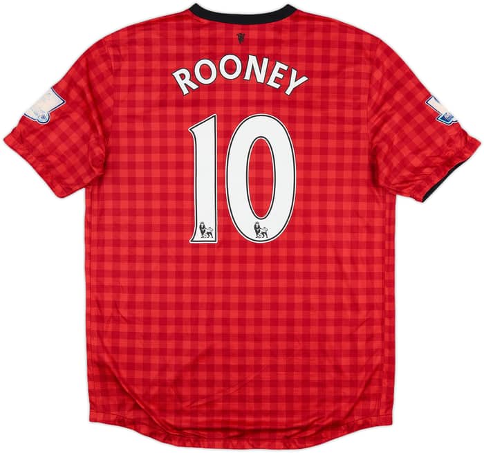 2012-13 Manchester United Home Shirt Rooney #10 - 5/10 - (L)