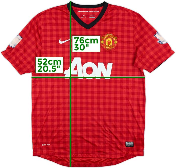 2012-13 Manchester United Home Shirt Rooney #10 - 5/10 - (L)