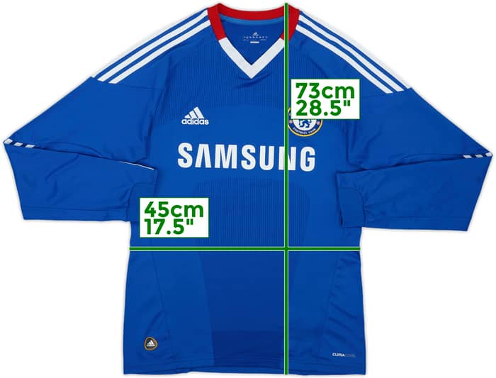 2010-11 Chelsea Home L/S Shirt Alex #33 - 7/10 - (S)