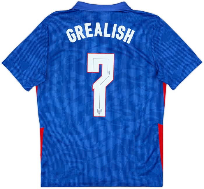 2020-21 England Away Shirt Grealish #7 - 10/10 - (M)