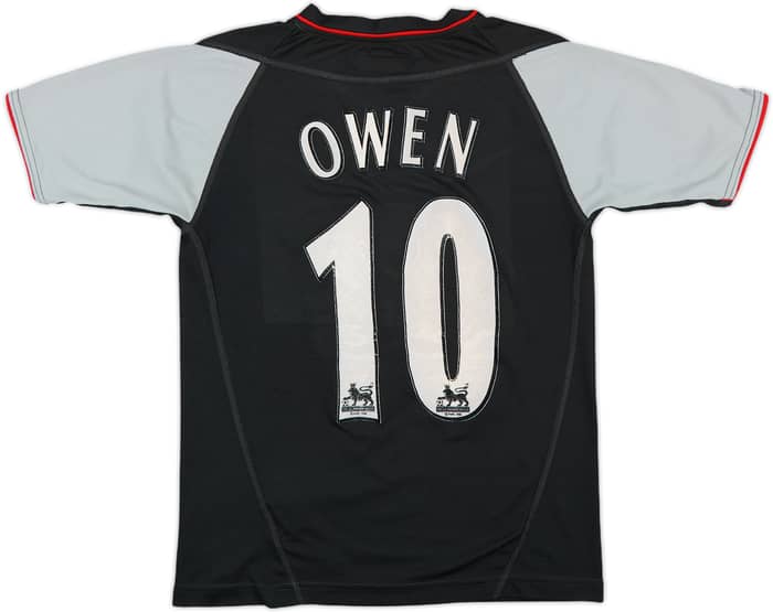 2002-04 Liverpool Away Shirt Owen #10 - 6/10 - (L.Boys)