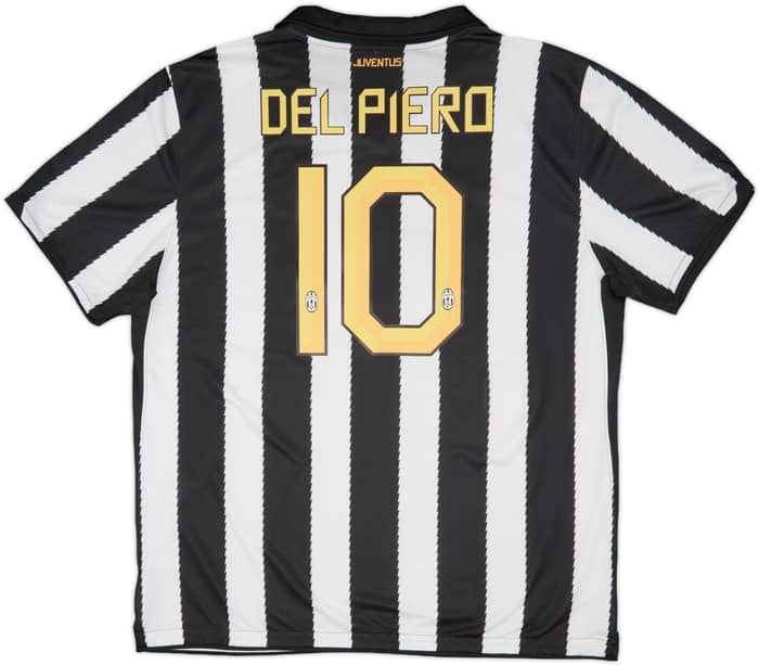 2010-11 Juventus Home Shirt Del Piero #10 - 8/10 - (XXL)