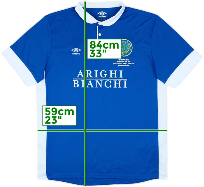 2016-17 Macclesfield Town 'FA Trophy Final' Home Shirt - 8/10 - (XXL)