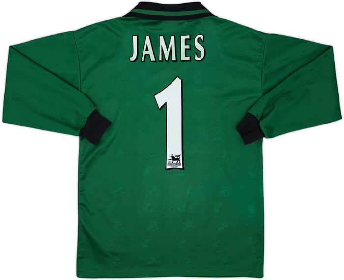 1996-97 Liverpool GK Shirt James #1 - 8/10 - (S)