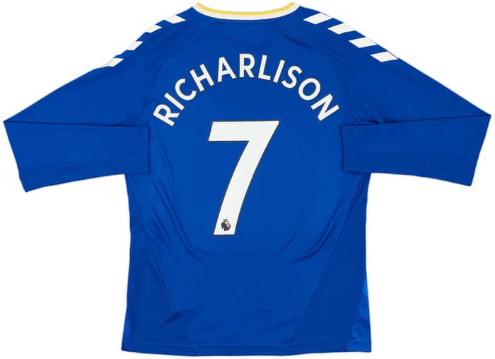 2021-22 Everton Home L/S Shirt Richarlison #7 - 8/10 - (M)