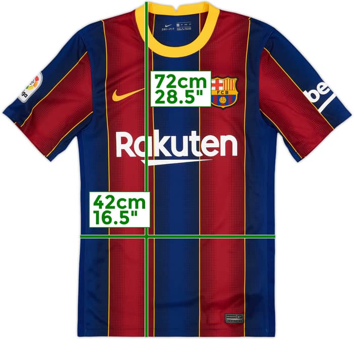 2020-21 Barcelona Home Shirt Messi #10 - 10/10 - (XS)