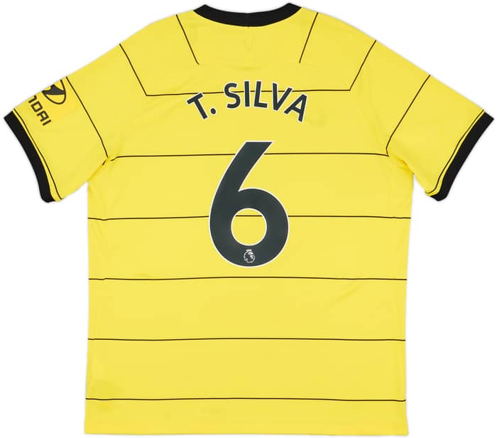 2021-22 Chelsea Away Shirt T.Silva #6 - 7/10 - (XL)