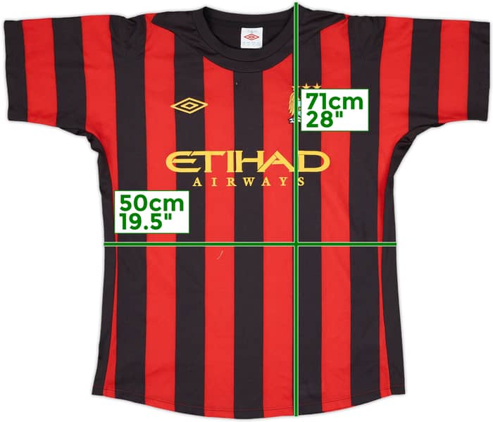 2011-12 Manchester City Away Shirt Richards #2 - 6/10 - (M)