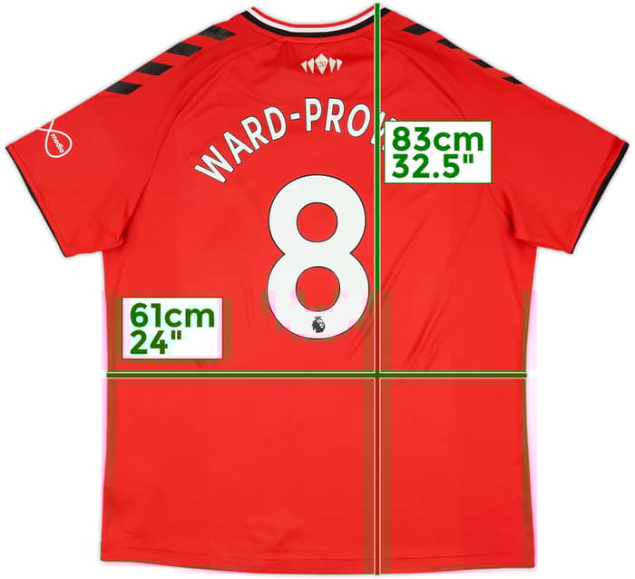 2021-22 Southampton Home Shirt Prowse #8 - 9/10 - (XXL)