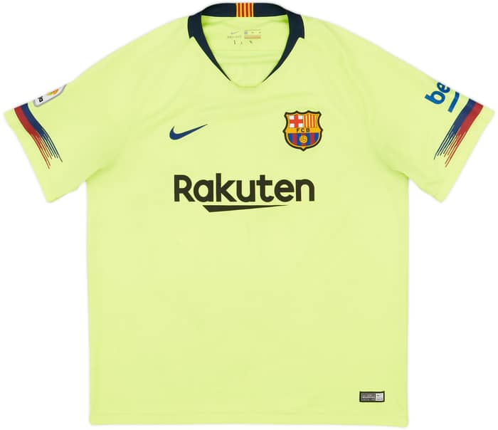 2018-19 Barcelona Away Shirt Messi #10 - 7/10 - (XL)