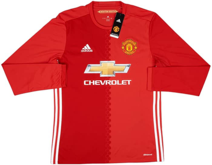 2016-17 Manchester United Home L/S Shirt Rooney #10 (M)