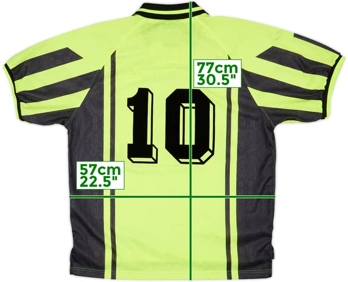1996-97 Borussia Dortmund Home Shirt #10 - 7/10 - (XL)