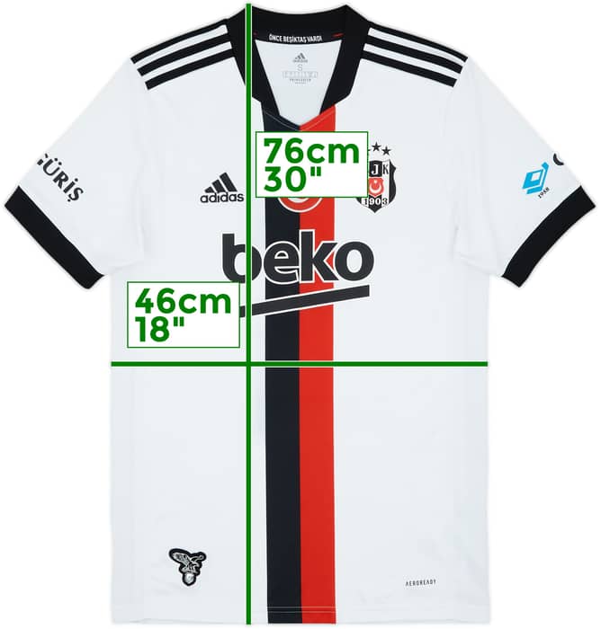 2021-22 Besiktas Home Shirt Batshuayi #9 - 6/10 - (S)
