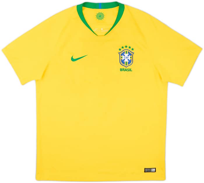 2018-19 Brazil Home Shirt Marcelo #6 - 5/10 - (L)