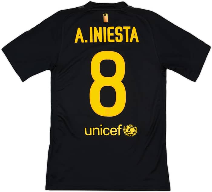 2011-12 Barcelona Away Shirt A.Iniesta #8 - 8/10 - (S)