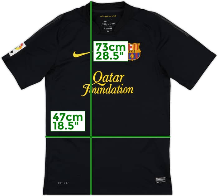 2011-12 Barcelona Away Shirt A.Iniesta #8 - 8/10 - (S)