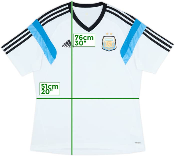 2014-15 Argentina adizero Training Shirt - 8/10 - (L)