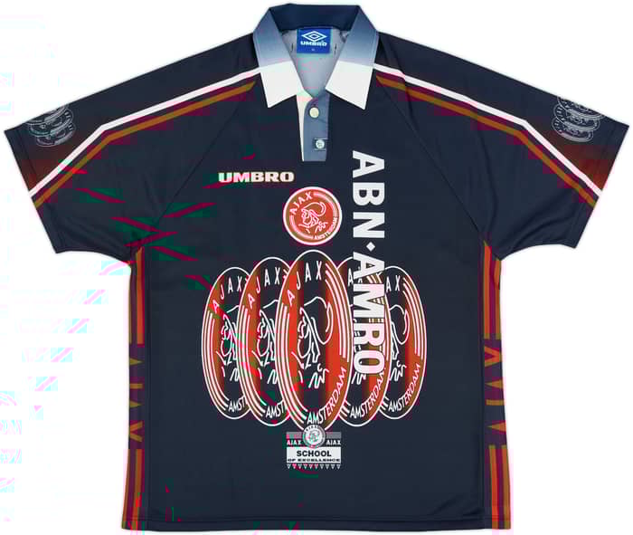 1997-98 Ajax Away Shirt Oliseh #15 - 8/10 - (XL)