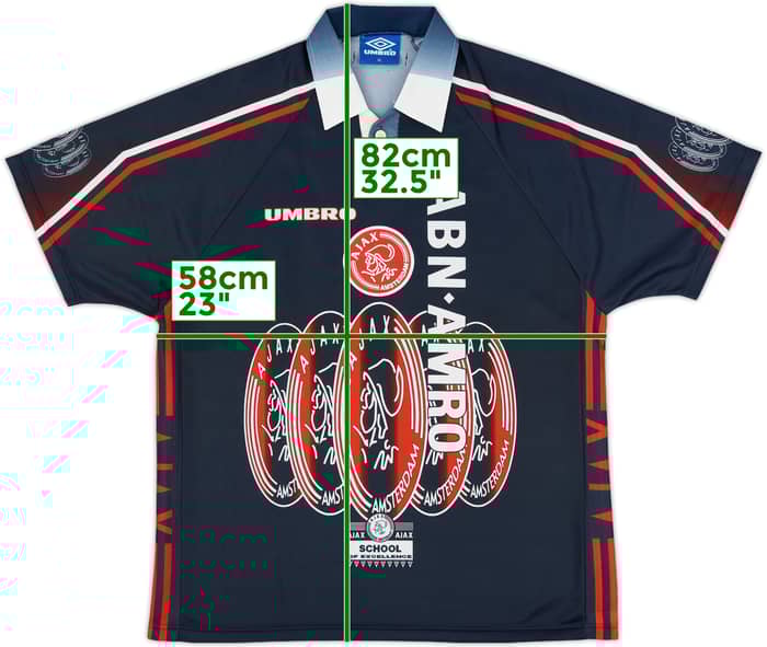 1997-98 Ajax Away Shirt Oliseh #15 - 8/10 - (XL)