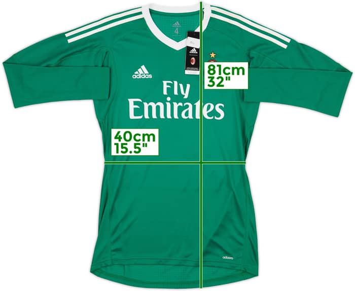 2017-18 AC Milan Player Issue GK Shirt A.Donnarumma #90 (S)