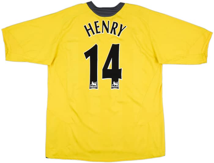 2005-06 Arsenal Away Shirt Henry #14 - 6/10 - (XXL)