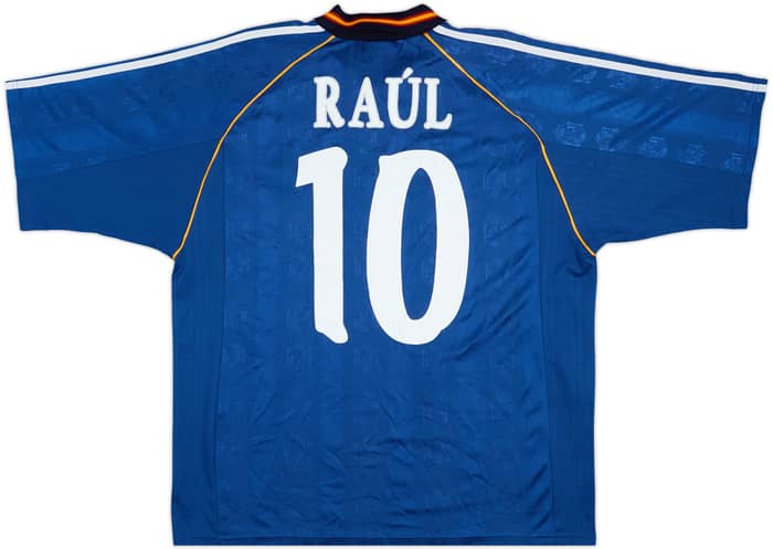 1999-00 Spain Away Shirt Raul #10 - 7/10 - (L)