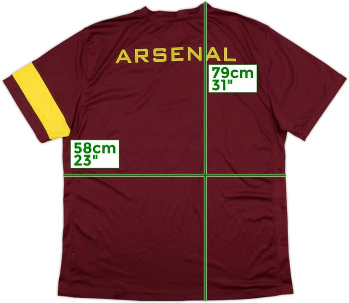 2010-11 Arsenal Nike Training Shirt - 6/10 - (XL)