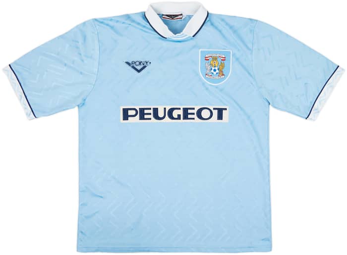 1994-96 Coventry Home Shirt Ndlovu #9 - 7/10 - (L)