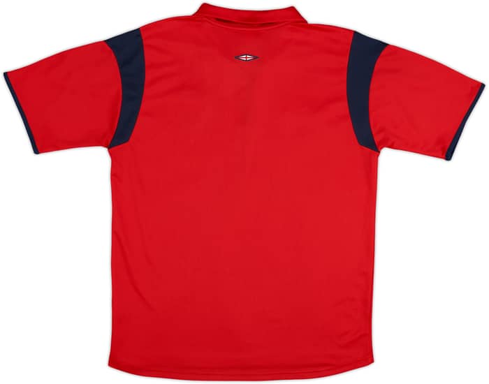 2006-07 England Umbro 1/4 Zip Polo Shirt - 9/10 - (M)