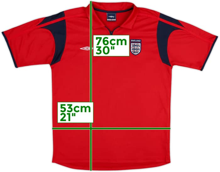 2006-07 England Umbro 1/4 Zip Polo Shirt - 9/10 - (M)