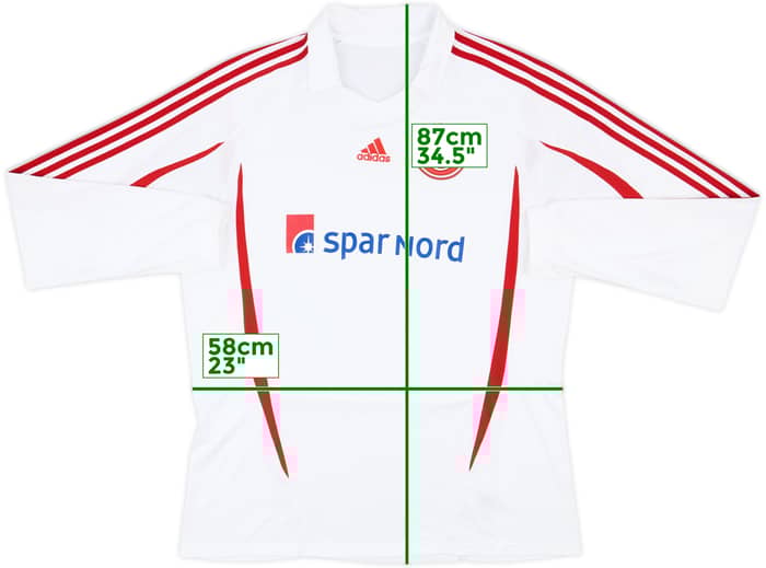 2009-10 Aalborg Away L/S Shirt - 8/10 - (XL)
