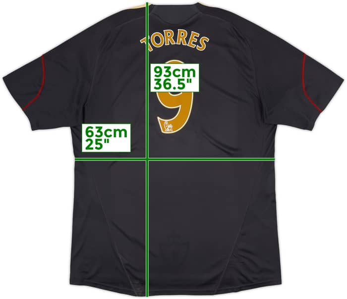 2009-10 Liverpool Away Shirt Torres #9 - 6/10 - (3XL)