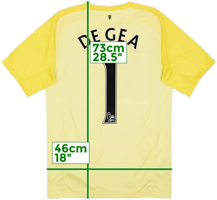 2013-14 Manchester United S/S GK Shirt De Gea #1 - 8/10 - (S)