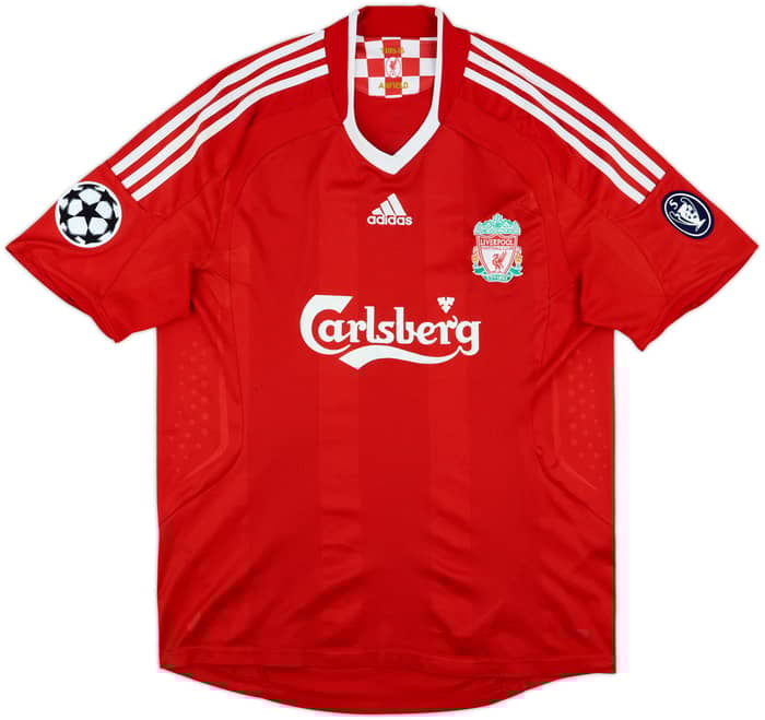 2008-10 Liverpool Home Shirt Gerrard #8 - 5/10 - (L)