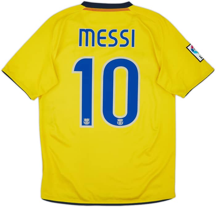 2008-10 Barcelona Away Shirt Messi #10 - 6/10 - (S)