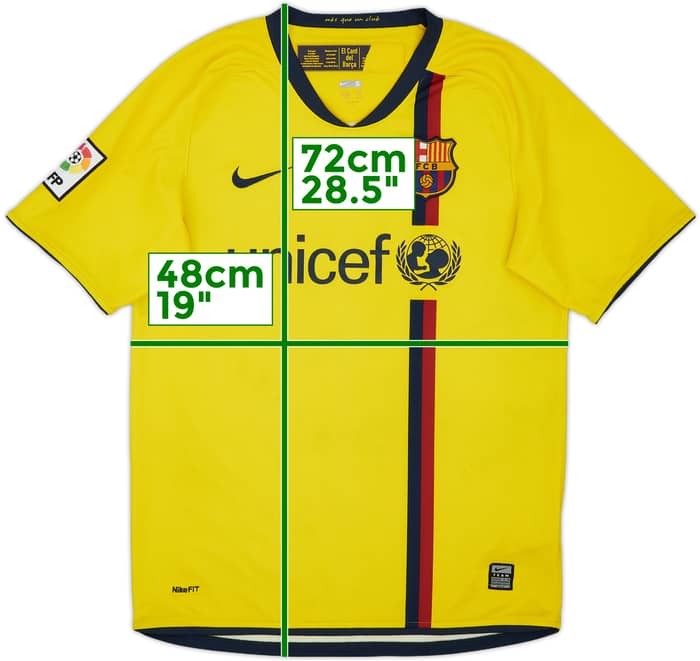 2008-10 Barcelona Away Shirt Messi #10 - 6/10 - (S)