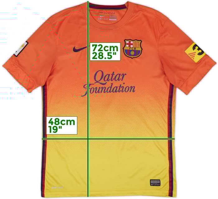 2012-13 Barcelona Away Shirt Messi #10 - 7/10 - (S)