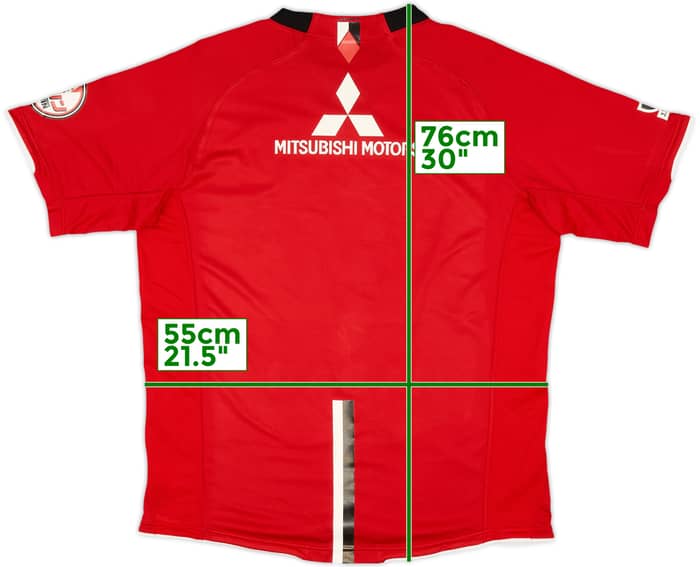 2008 Urawa Red Diamonds Home Shirt - 8/10 - (L)