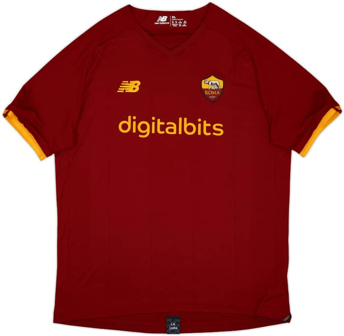 2021-22 Roma Home Shirt - 10/10 - (XL)