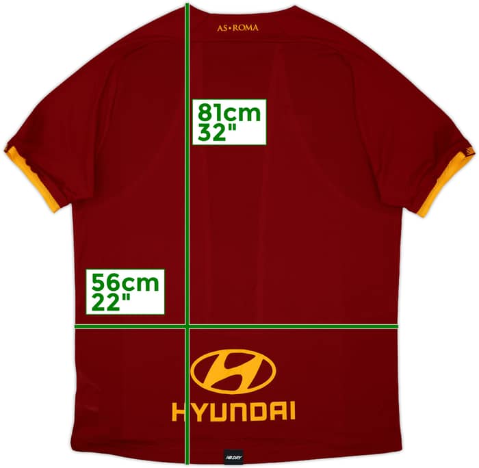 2021-22 Roma Home Shirt - 10/10 - (XL)