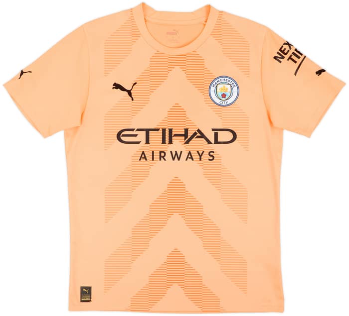 2022-23 Manchester City S/S GK Shirt - 10/10 - (M)