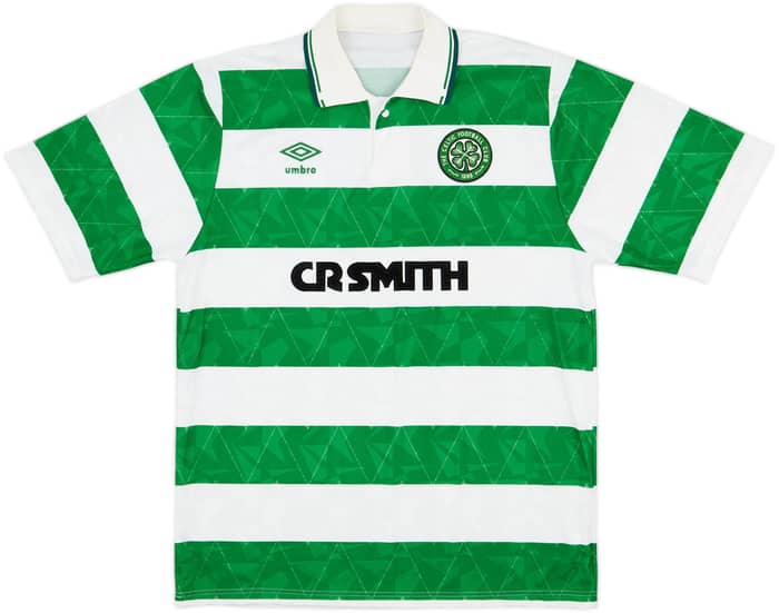 1989-91 Celtic Home Shirt - 8/10 - (M)