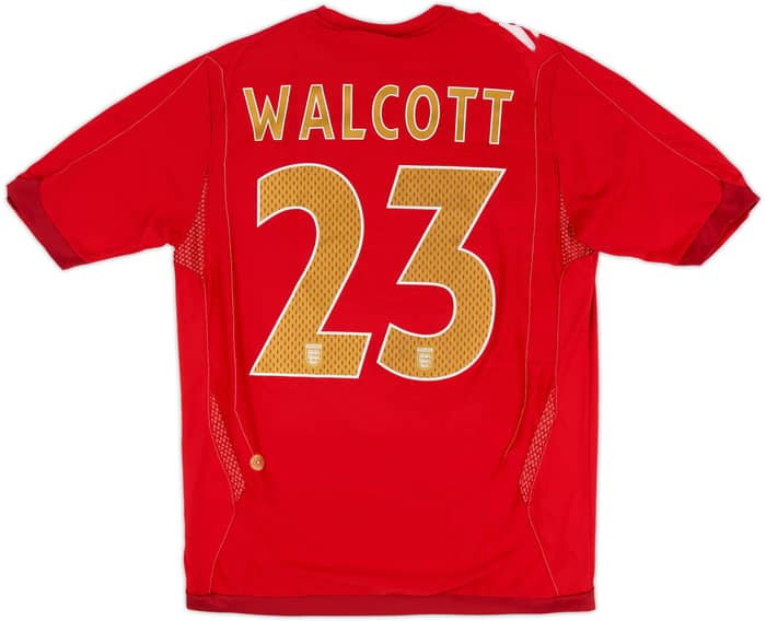 2006-08 England Away Shirt Walcott #23 - 8/10 - (M)
