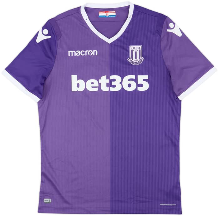 2018-19 Stoke City Away Shirt - 10/10 - (L)