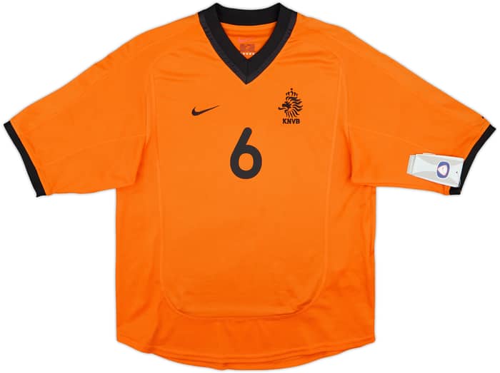2000-02 Netherlands Home Shirt Seedorf #6 (S)