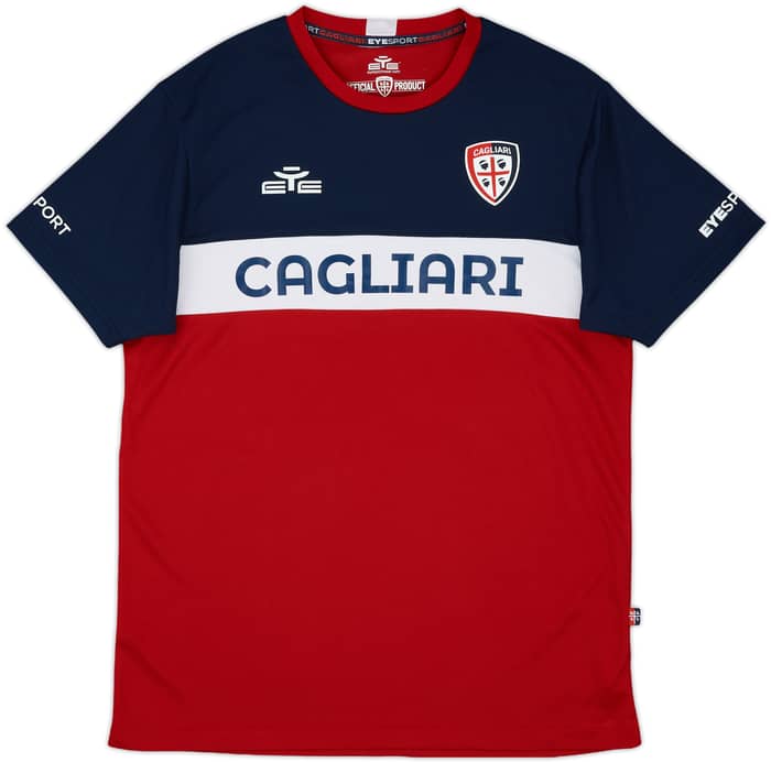 2023-24 Cagliari Eye Training Shirt - 8/10 - (XL)