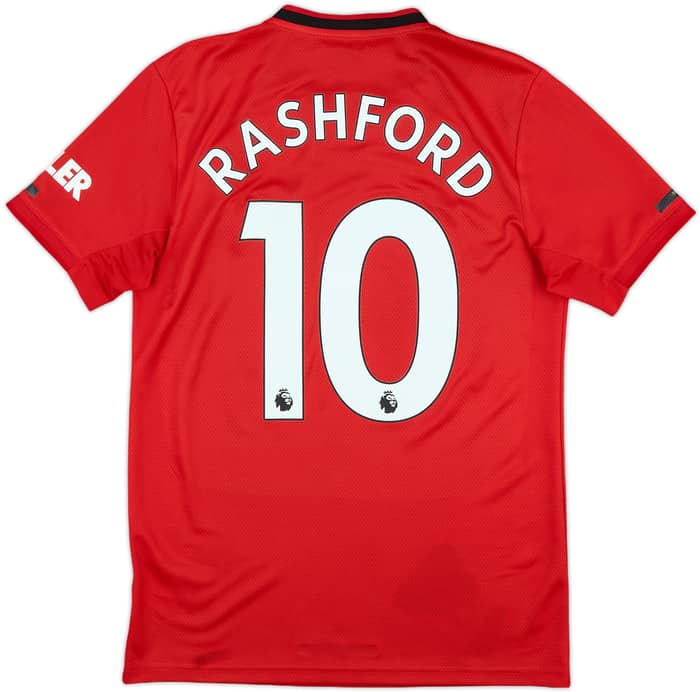 2019-20 Manchester United Home Shirt Rashford #10 - 7/10 - (S)