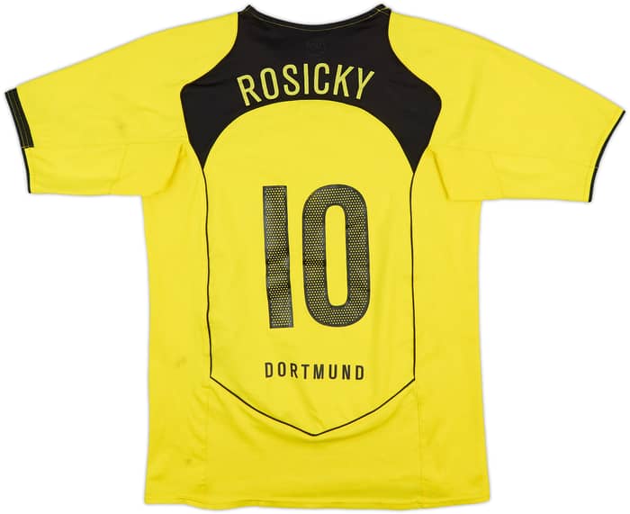 2004-05 Borussia Dortmund Home Shirt Rosicky #10 - 6/10 - (XL.Boys)