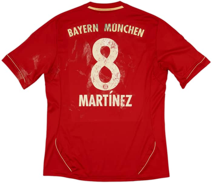 2011-13 Bayern Munich Home Shirt Martinez #8 - 4/10 - (L)